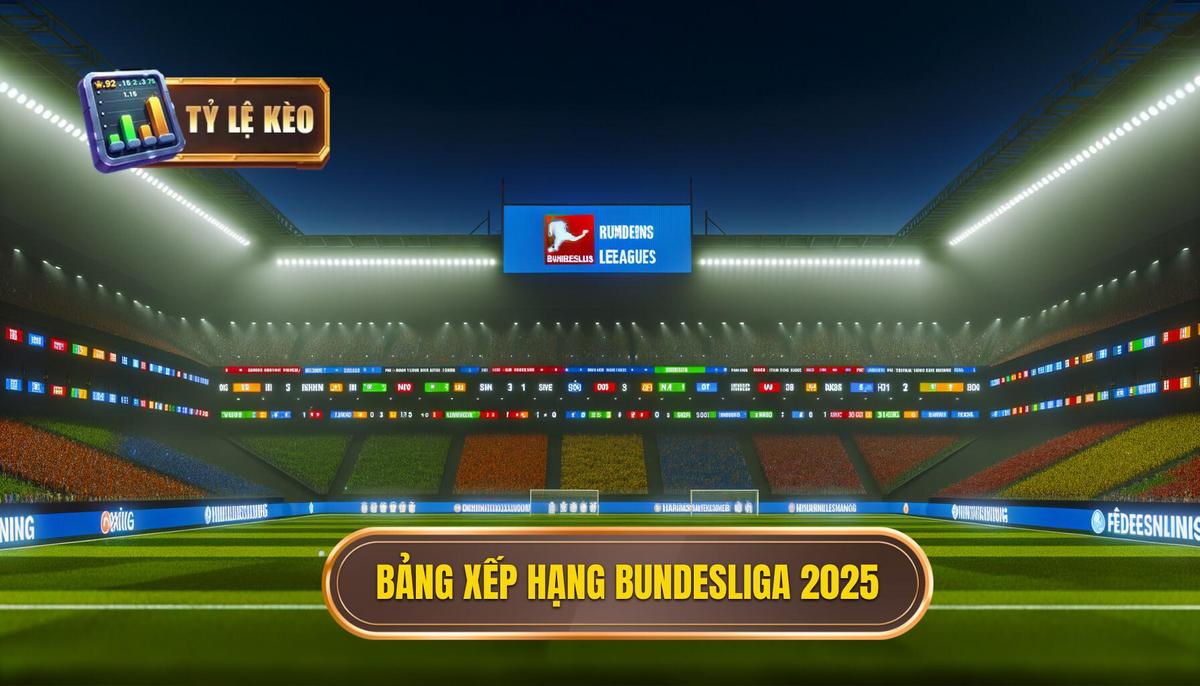 Bảng xếp hạng Bundesliga 2025 