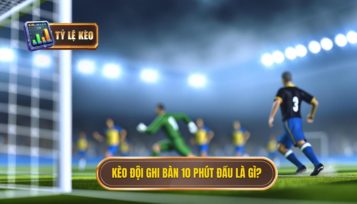 Kèo cược đội ghi bàn trong 10 phút đầu là gì