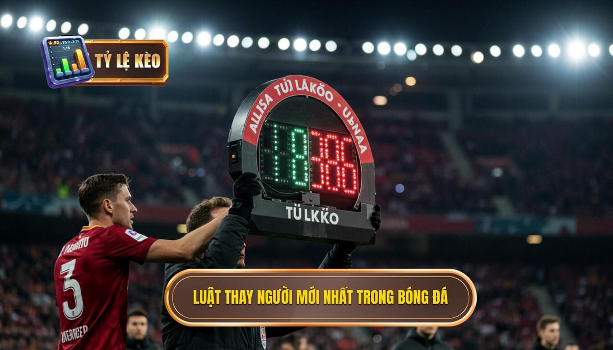 Luật thay người mới nhất trong bóng đá 